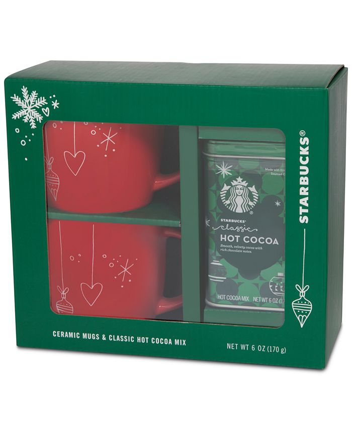 Starbucks Ceramic Mug & Cocoa Mix Gift Set