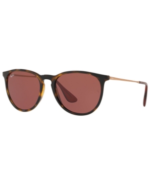 Ray Ban Ray-ban Sunglasses, Rb4171 54 Erika In Havana / Dark Copper