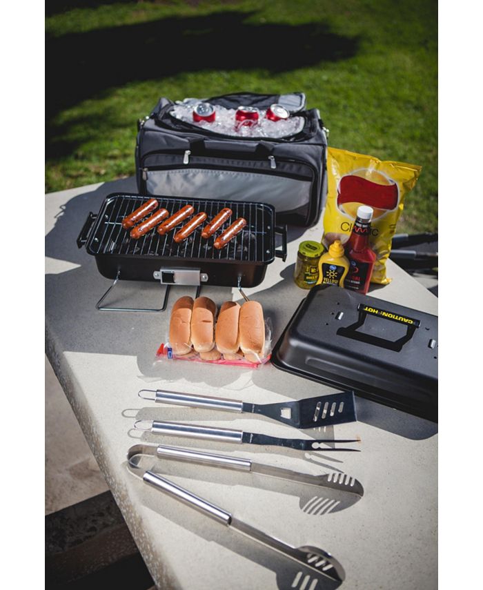 Picnic Time Oniva® by Buccaneer Portable Charcoal Grill & Cooler Tote
