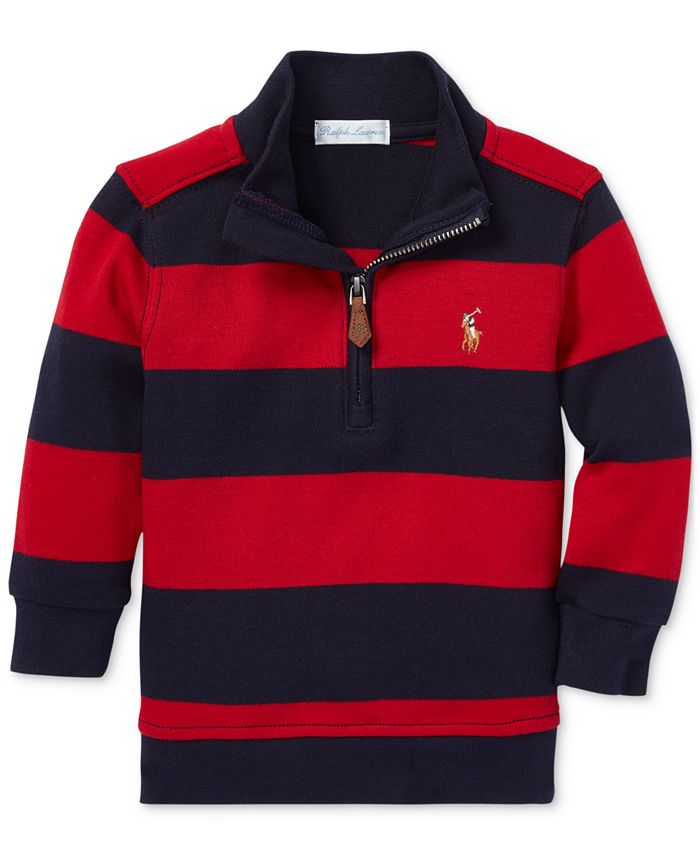 Baby boy half zip pullover sales