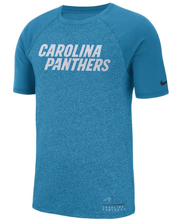 Nike Men's Carolina Panthers Marled Raglan T-Shirt - Macy's