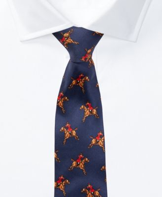 Lauren by Ralph Lauren Mens - Men's Equestrian Silk Tie