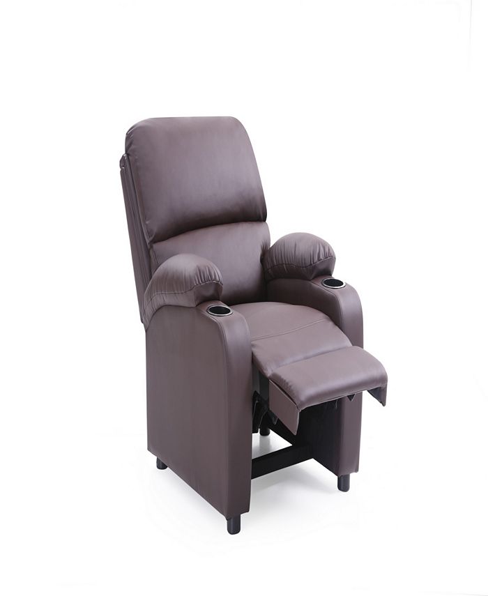 Hodedah recliner with top 2 cup holders