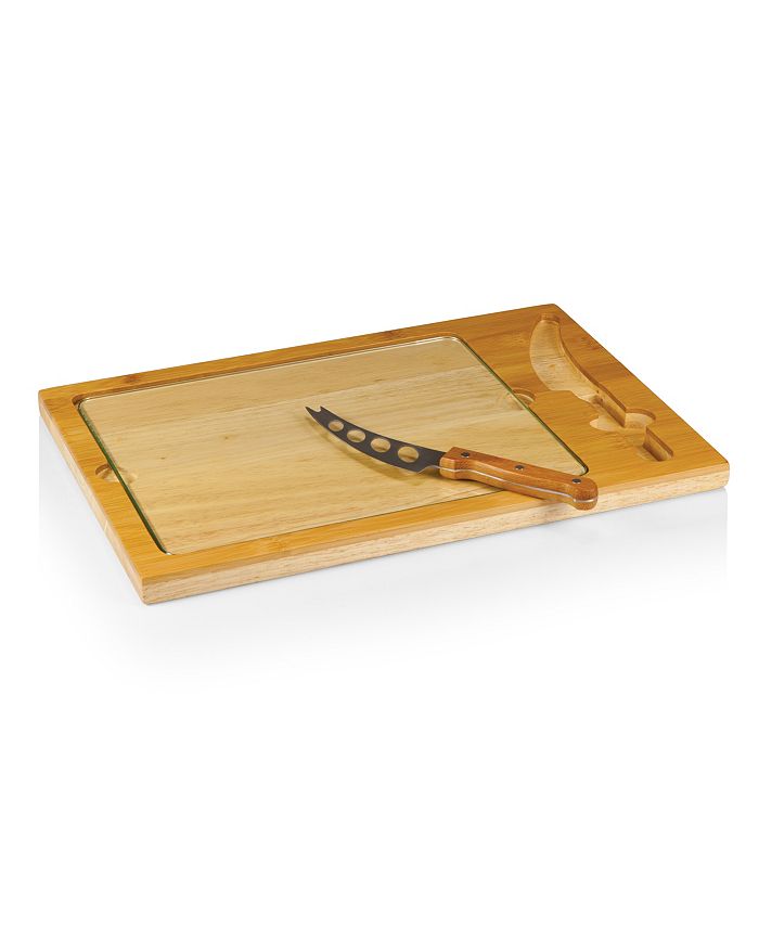 Picnic Time - Icon Glass Top Cutting Board & Knife Set