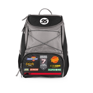 Picnic Time 's Cars Lightning Mcqueen Ptx Cooler Backpack In Black
