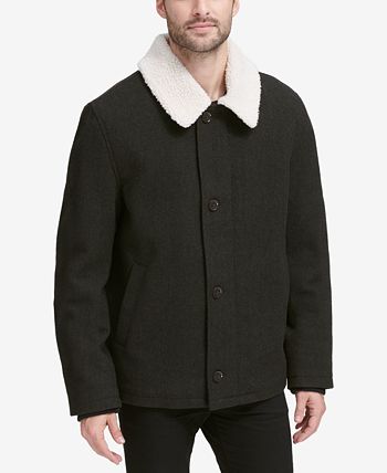 Cole Haan - Men's Coat with Fleece Collar