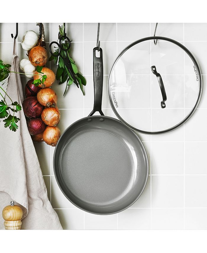 GreenPan New York Pro 11" Ceramic NonStick Fry Pan with lid, Created for Macy's Macy's