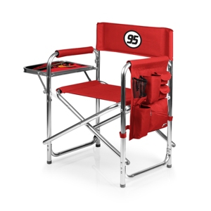 Picnic Time Mickey Mouse Portable Folding Sports Chair In Red