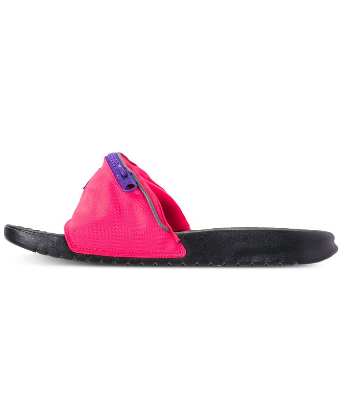 Nike Men's Benassi JDI Fanny Pack Slide Sandals from Finish Line - Macy's