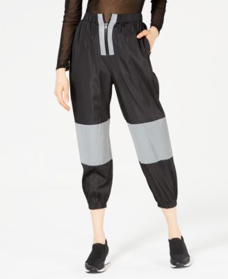 Waisted - Juniors' Reflective Track Pants