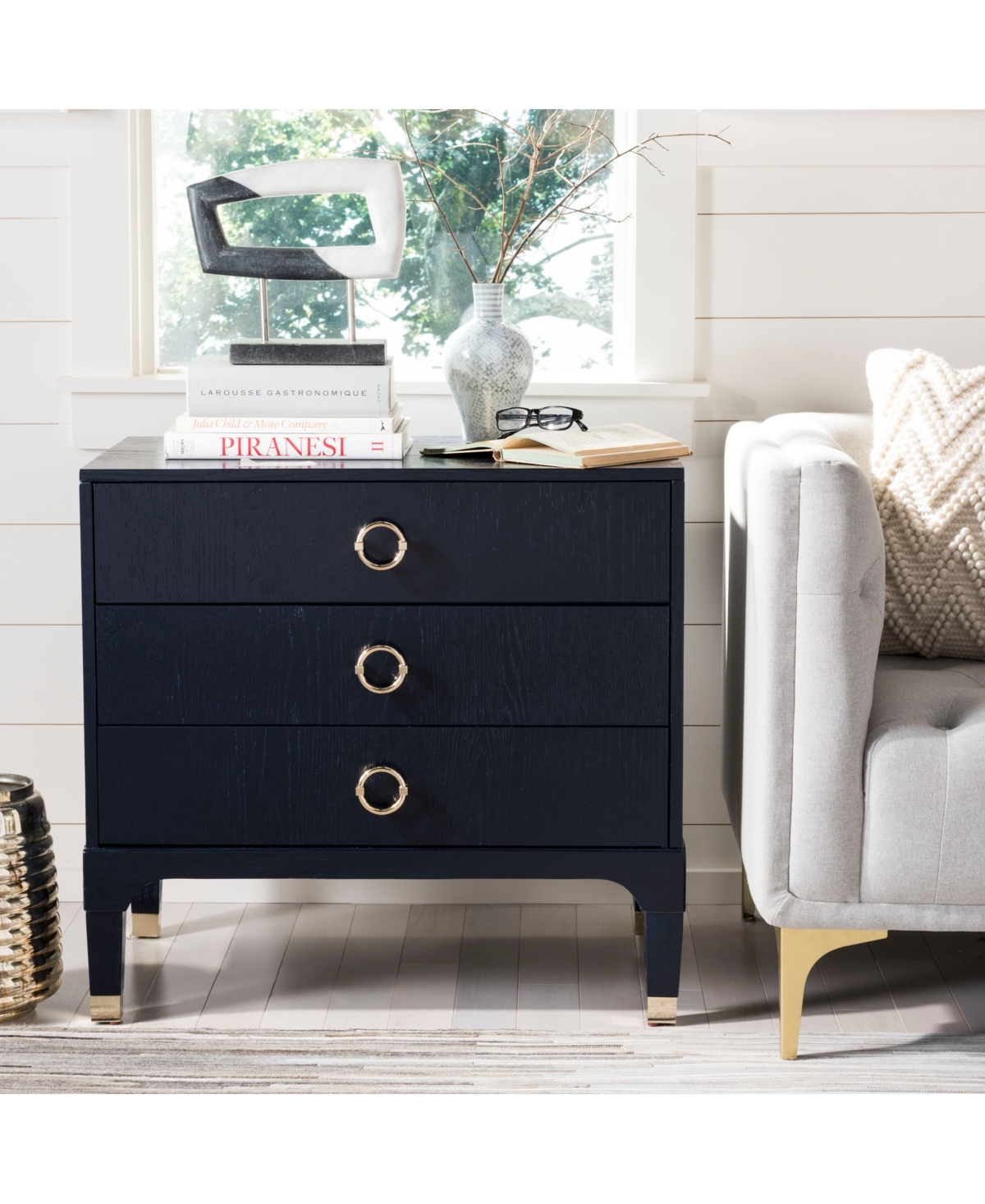 Lorna 3-Drawer Night Stand