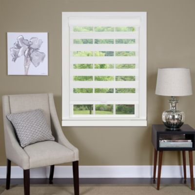 Achim - Cordless Celestial Sheer Double Layered Shade 30x72 - White