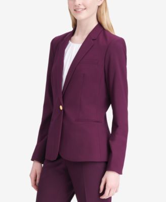 calvin klein purple blazer