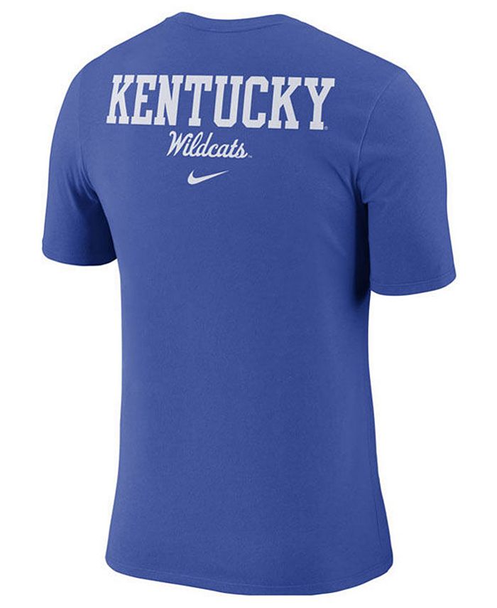 Nike Men's Kentucky Wildcats Dri-FIT Cotton Stadium T-Shirt - Macy's