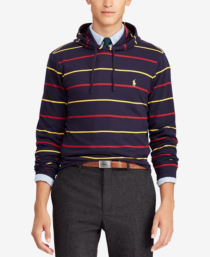 Polo Ralph Lauren Men's Striped Hooded T-Shirt & Reviews - T-Shirts - Men -  Macy's