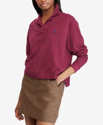 women's long sleeve ralph lauren polo shirts