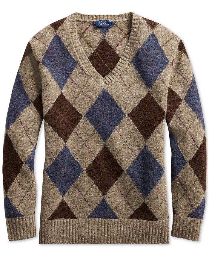 Polo Ralph Lauren Wool V-Neck Sweater & Reviews - Sweaters - Women - Macy's