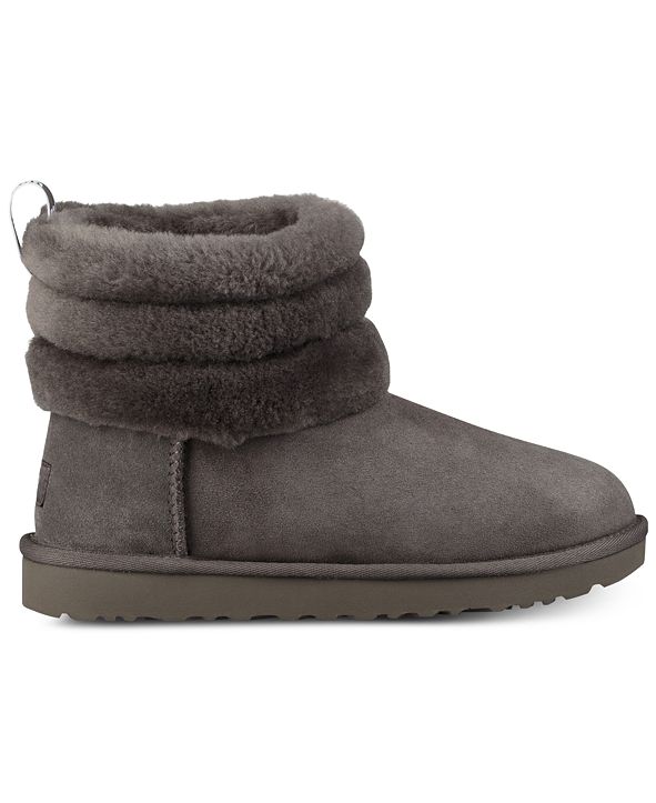 brown fluffy uggs
