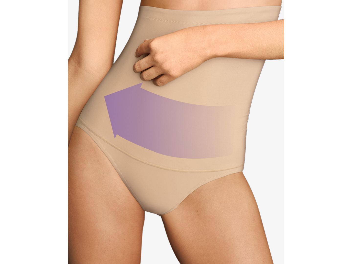 Трусы-брифы Shaping, высокая посадка — Maidenform, цвет: Чёрный — фото 3