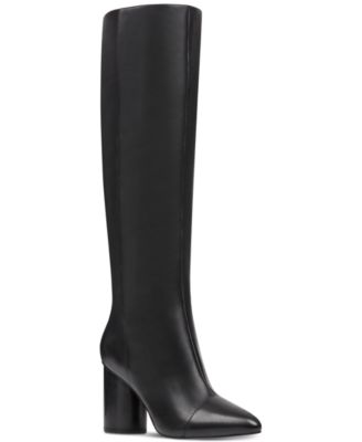 cheyin cylinder heeled boots