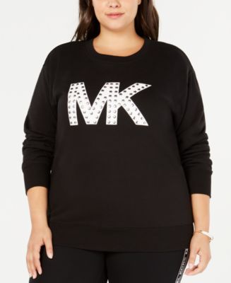 【送料&関税込】Michael Kors Sleek Micheal Kors Crewneck Michael Kors logo-tape crew-neck Sweatshirt | Grey | FARFETCH