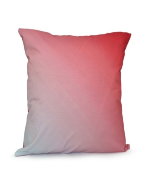 E By Design 16 Inch Coral Decorative Ombre Throw Pillow In Pink
