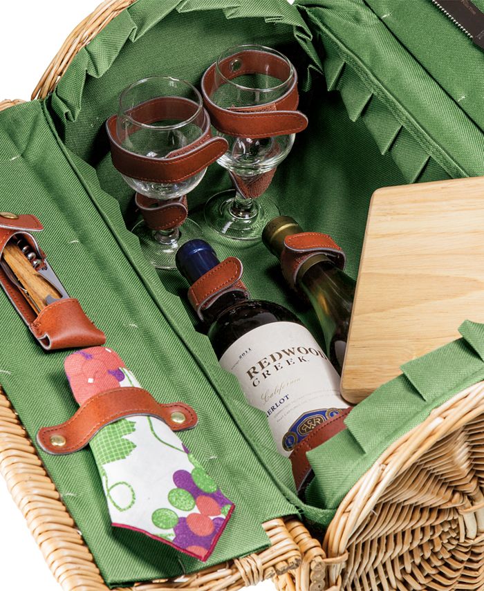 Picnic Time Verona Wine & Cheese Picnic Basket Macy's