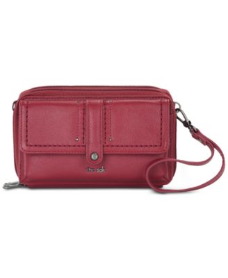 the sak sequoia smartphone leather crossbody wallet