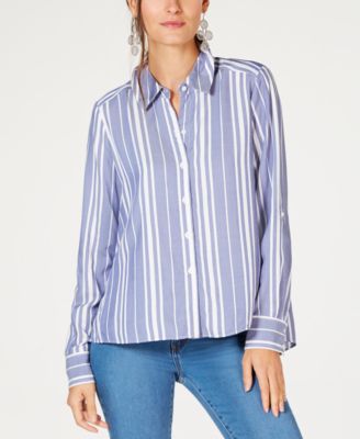 Striped Hi Low Shirt