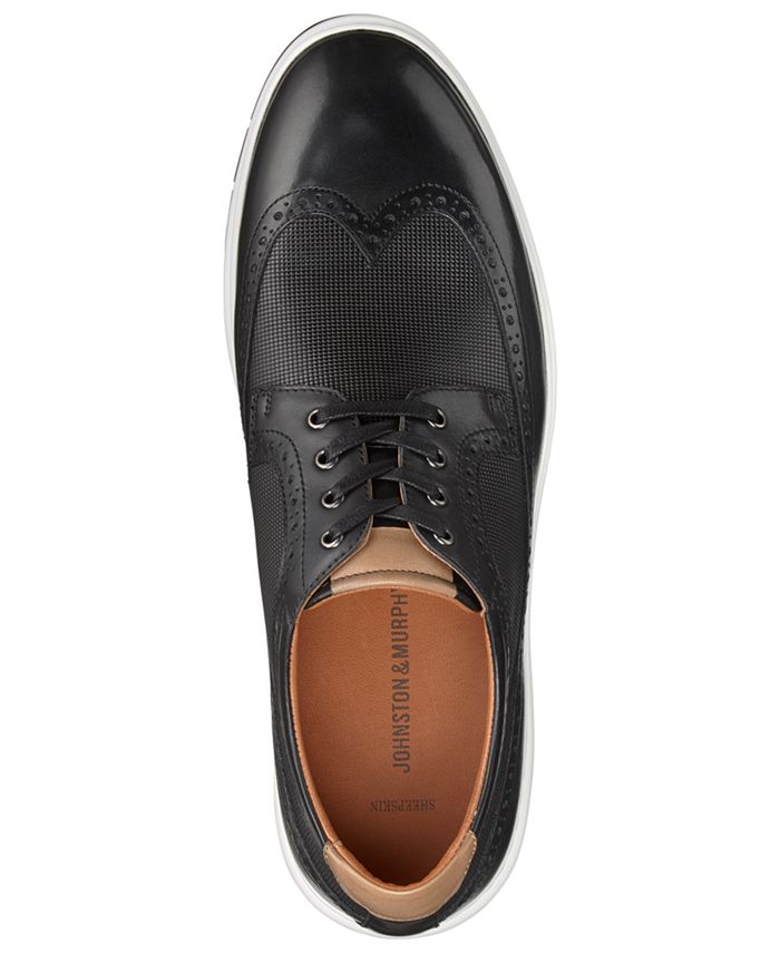 Johnston & Murphy Men's Elliston Wingtip Sneakers & Reviews - All Men's Shoes - Men - Macy's