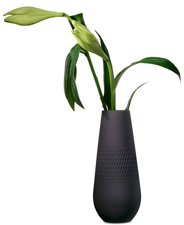 Villeroy & Boch Black Carre Vase NO.3 Macy's