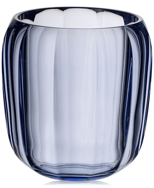 Villeroy Boch Cozy Winter Sky Blue Hurricane Lamp Small Vase