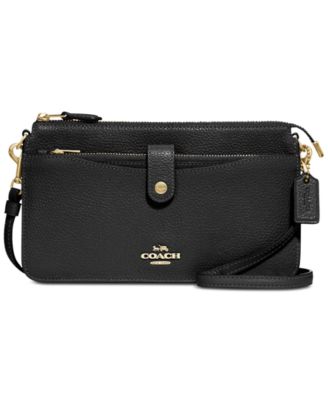 black wallet purse