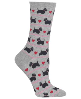 Hot Sox - Women's Scottie Dogs & Hearts Socks