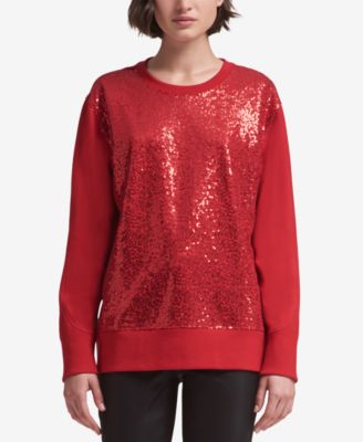 dkny sequin sweatshirt