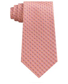 Men's Mini Bullseye Slim Silk Tie