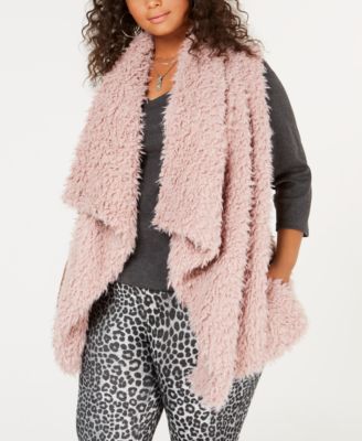 Say What? - Trendy Plus Size Fleece Vest