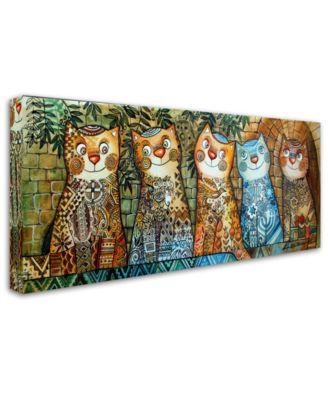 Trademark Global Oxana Ziaka 'Cats of Israel' Canvas Art Print Collection
