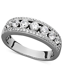 Certified Diamond Band Ring (1 ct. t.w.) in 14k White Gold 