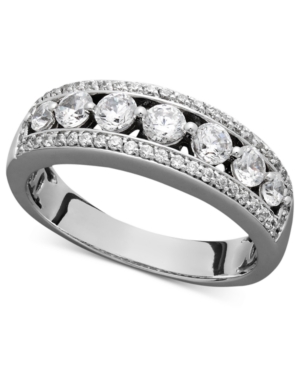 image of Certified Diamond Band Ring (1 ct. t.w.) in 14k White Gold