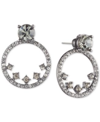 Givenchy - Crystal Drop Hoop Earring Jackets