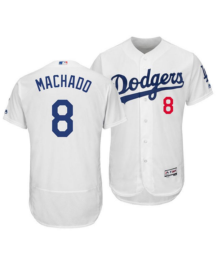 Majestic Men's Los Angeles Dodgers Flexbase 60th Anniversary Patch Jersey -  Macy's