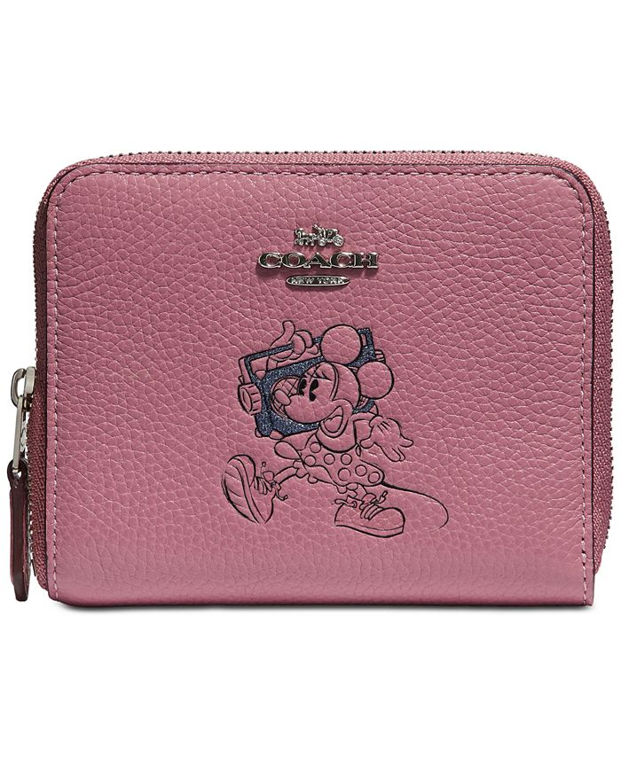 Ctm Kid's Minnie Mouse Bifold Wallet With Hook And Loop Closure