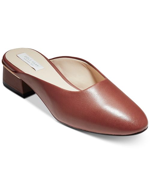 Cole Haan Laree BlockHeel Mules & Reviews Mules & Slides Shoes Macy's