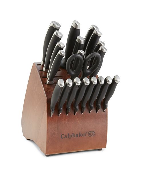 Calphalon Contemporary Series 17 Pc Cutlery Set Reviews Home Macy S