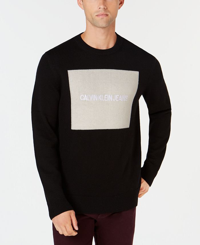 Calvin Klein Jeans Men's Logo Sweater - Macy's