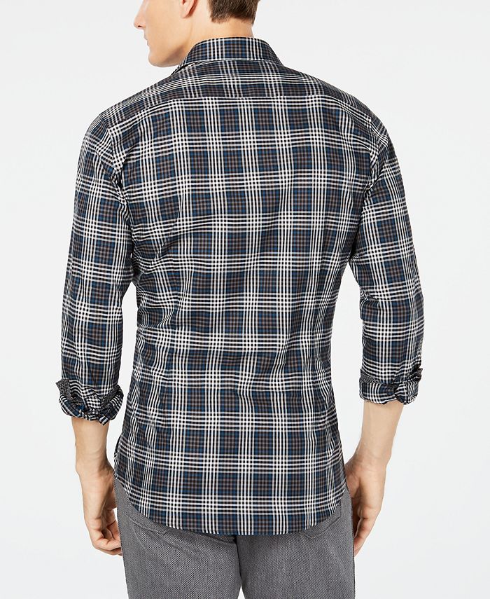Plaid Dress Pants Ryan Seacrest Distinction Slim Fit Black And White Glen  Plaid Vested Breaking News Ryan Seacrest