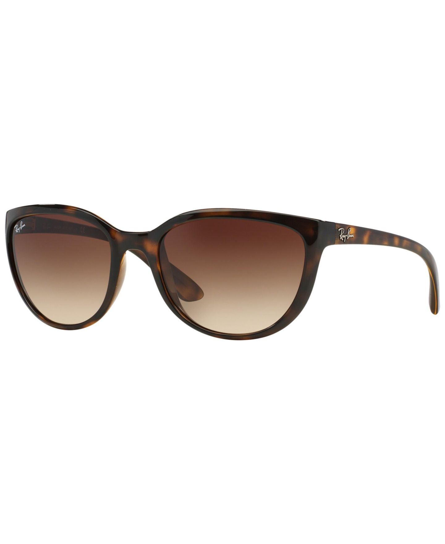 Женские солнцезащитные очки Ray-Ban Emma Sunglasses, RB4167, цвет: Чёрный — фото 8