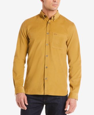 lacoste corduroy shirt