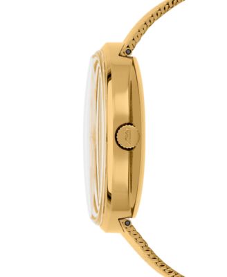 Men's Swiss Automatic Commander Gold-Tone PVD Stainless Steel Bracelet Watch 37mm